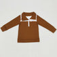 Hot Sale Kids Boys Clothes Cow Print Long Sleeve Tops BT0348