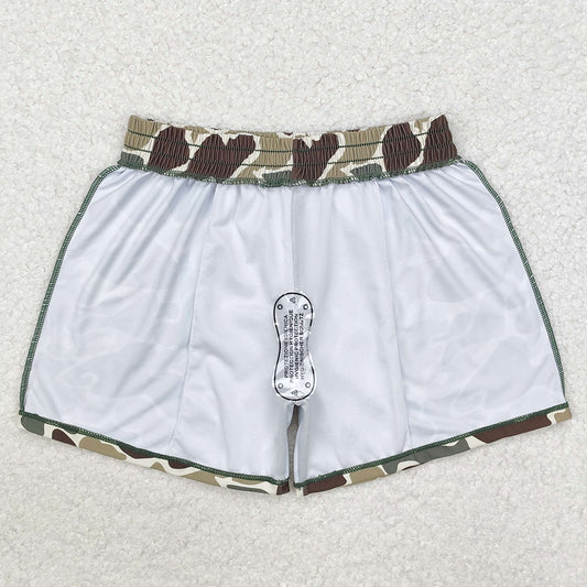 Baby Boys Swim Trunks Swimwear Green Camouflage Trunks Bottoms Swimsuits S0475