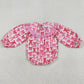 Baby Girls Rompers Embroidery Daddy's Valentine Long Sleeve Bows Ruffle Rompers LR2842 12.31