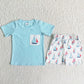 Boutique Boy Clothing Summer Outfits Cute Toddler Boys Clothes Sets A7-11