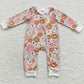 Flower Print Cute Baby Girls Rompers LR0460