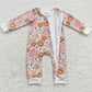 Flower Print Cute Baby Girls Rompers LR0460