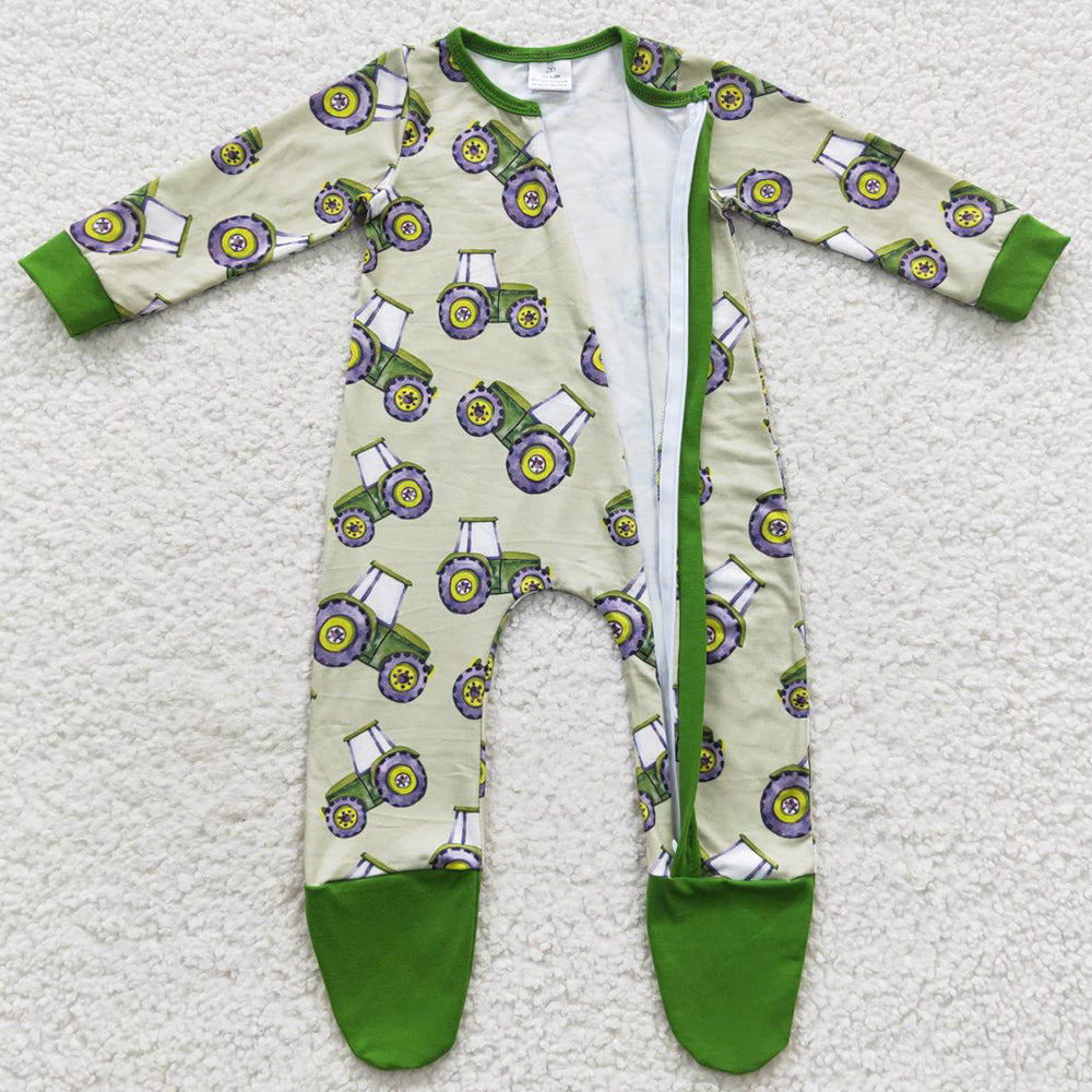 Boutique Infant Baby Romper Footie Jumpsuit LR0386