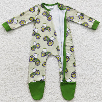 Boutique Infant Baby Romper Footie Jumpsuit LR0386