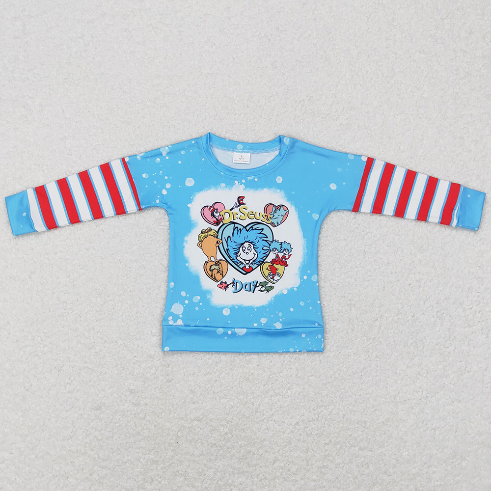 Baby Boys Clothes Cartoon Long Sleeve Tee Shirts Tops BT0412