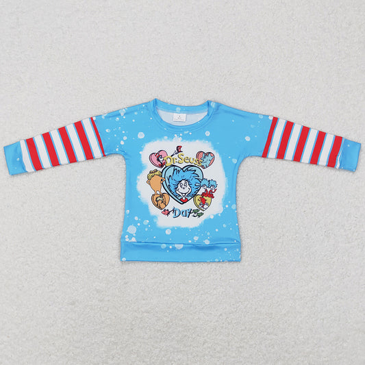 Baby Boys Clothes Cartoon Long Sleeve Tee Shirts Tops BT0412