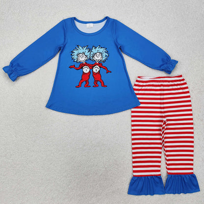 Baby Girls Clothes Tunic Top Ruffle Pants Clothes Sets GLP2177