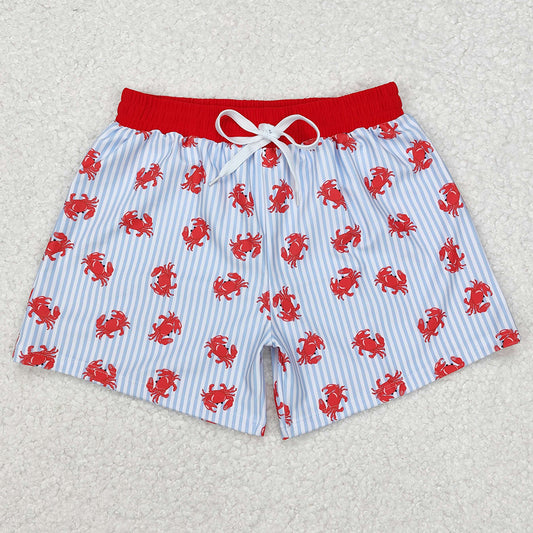 Baby Boys Swim Trunks Summer Crab Beach Trunks Swimsuits Swimwear S0465