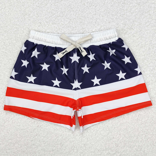 Baby Boys Trunks Summer 4th July Stars Trunks Swimsuits S0188