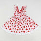 Baby Girls Dress Strawberry Flutter Sleeve Knee Length Dresses GSD1273