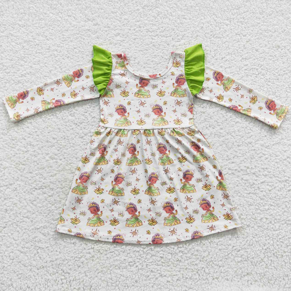 Long Sleeve Baby Girls Dress GLD0249