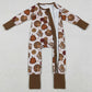 Baby Boys Rompers Pie Turkey Pumpkins Thanksgiving Zipper Footie Rompers LR2690 10.20