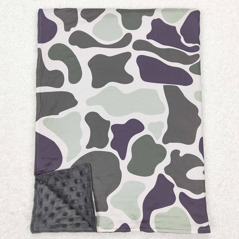 Baby Kids Blankets Green Camo Blankets BL0108