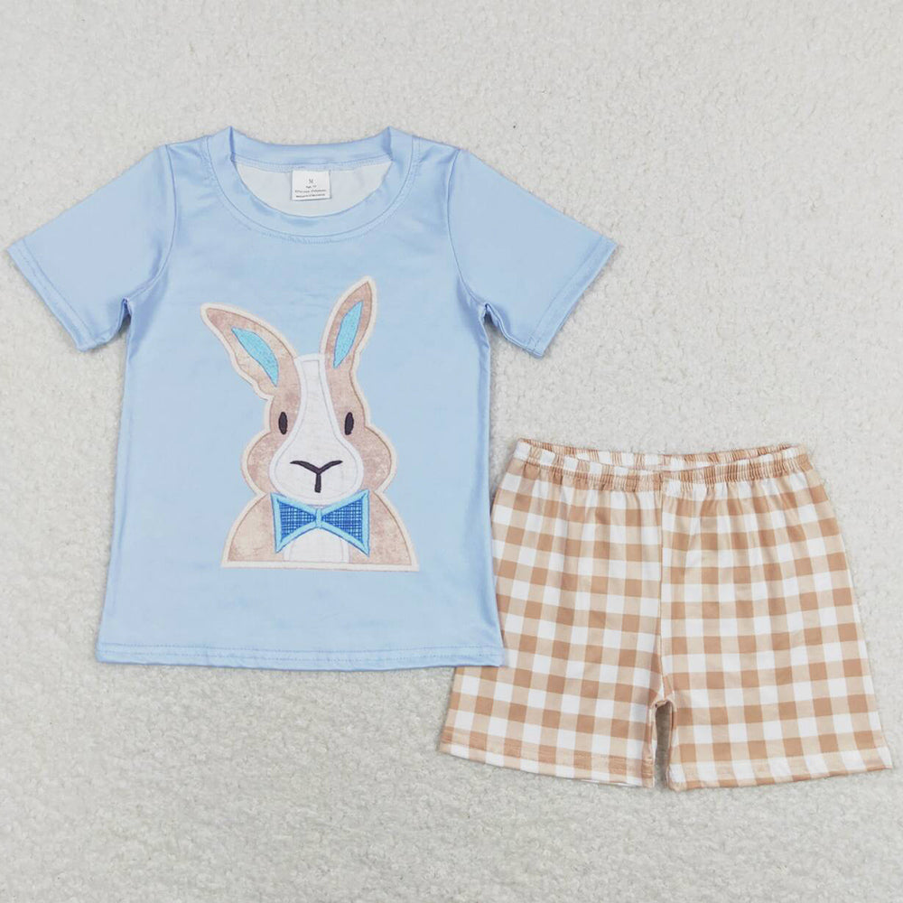 Hot Sale Baby Boys Clothes Easter Bunny Rabbit Cute Boys Outfits BSSO0292