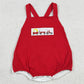 Baby Boys Rompers Embroidery Cars Bicycle Strap Rompers SR2849