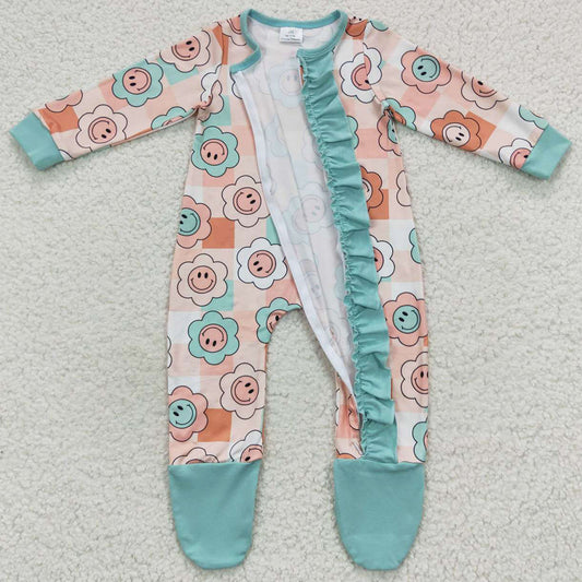 Cute Infant Baby Rompers Footie Jumpsuit LR0405