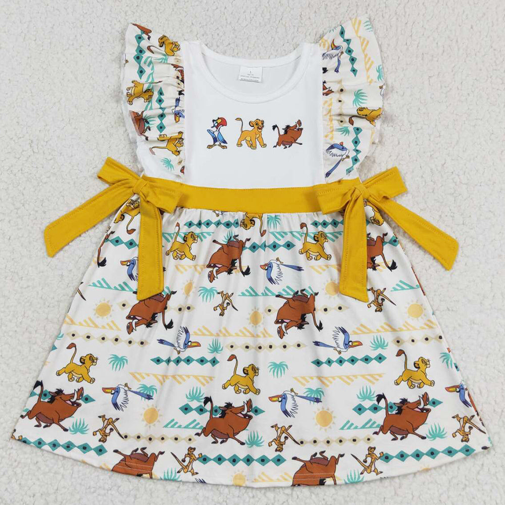 Baby Girls Dress Bows Knee Length Dresses GSD1270