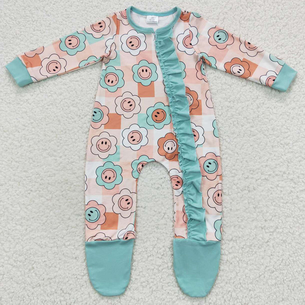 Cute Infant Baby Rompers Footie Jumpsuit LR0405