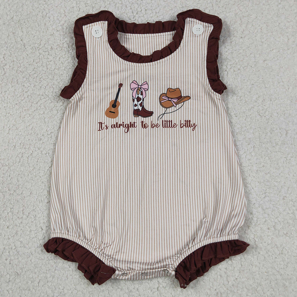 Girls short sleeve rompers