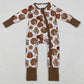 Baby Boys Rompers Pie Turkey Pumpkins Thanksgiving Zipper Footie Rompers LR2690 10.20