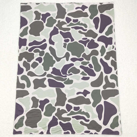 Baby Kids Blankets Green Camo Blankets BL0108