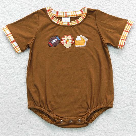 Boutique Baby Kids Rompers Thanksgiving Romper SR0417