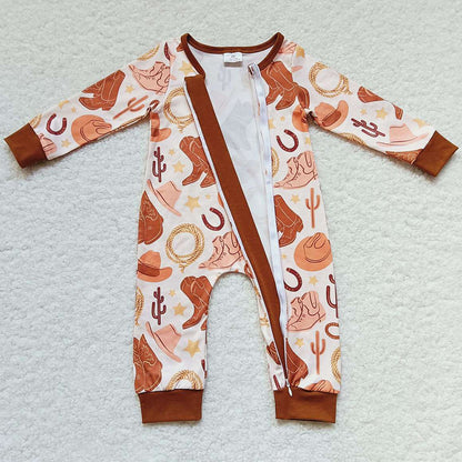 Western Style Kids Romper Jumpsuit LR0431