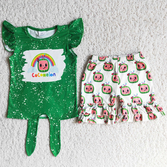 Hot Sale Baby Girls Clothes Summer Girls Clothes Boutique Outfits D12-4