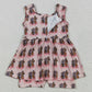 Baby Girls Jumpsuits Pink Sleeveless Horses Rodeos Cowgirl Jumpsuits SR3072 5.1