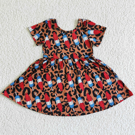 Fashion Baby Girl Dress July 4th Summer Girl Dresses GSD0063