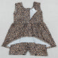 Baby Girls Jumpsuits Sleeveless Leopard Tunic Short Jumpsuits Rompers SR3070