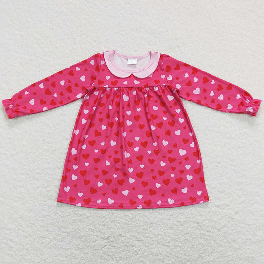 Love Baby Girls Dress Valentines Knee Length Dresses GLD0492