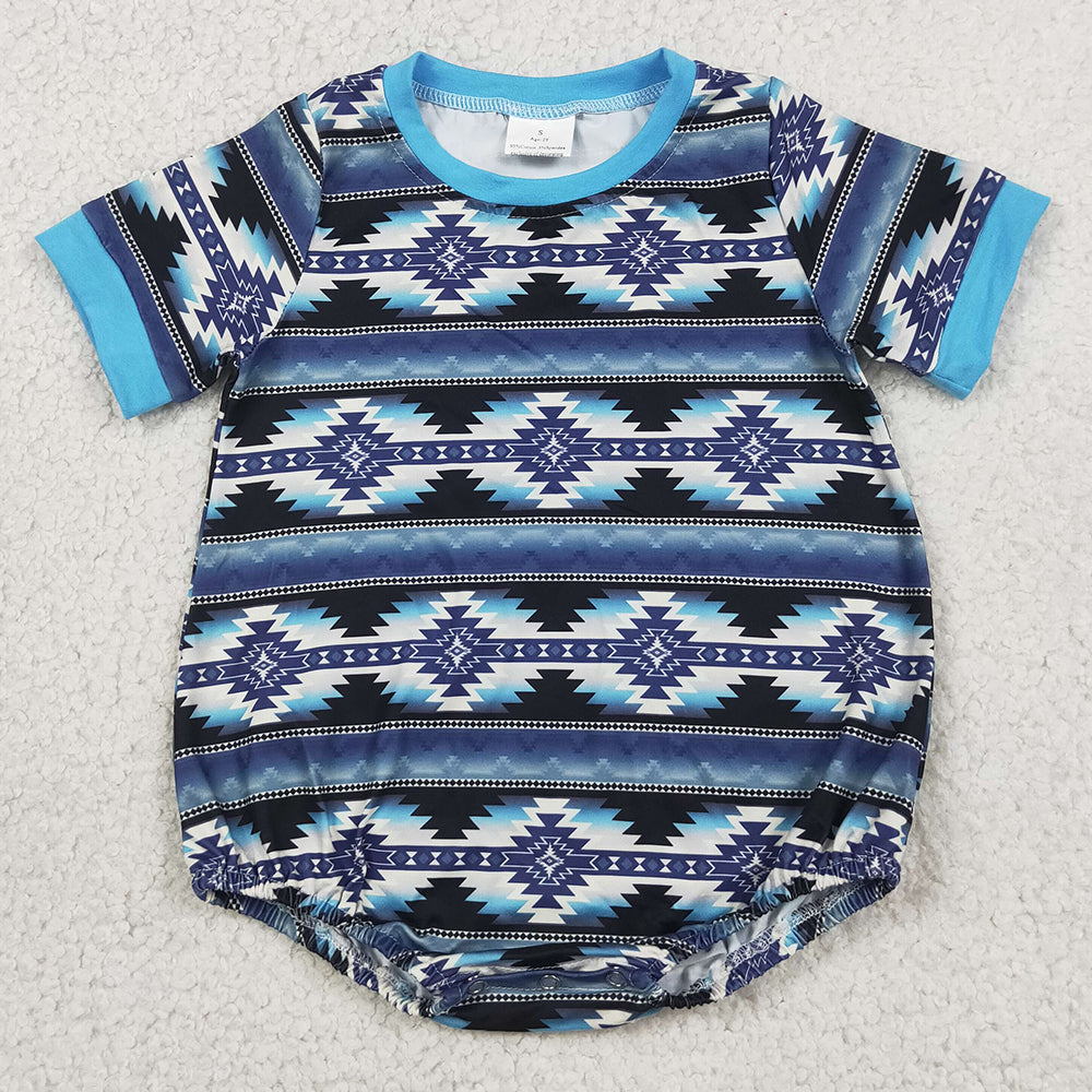 Boys short sleeve rompers