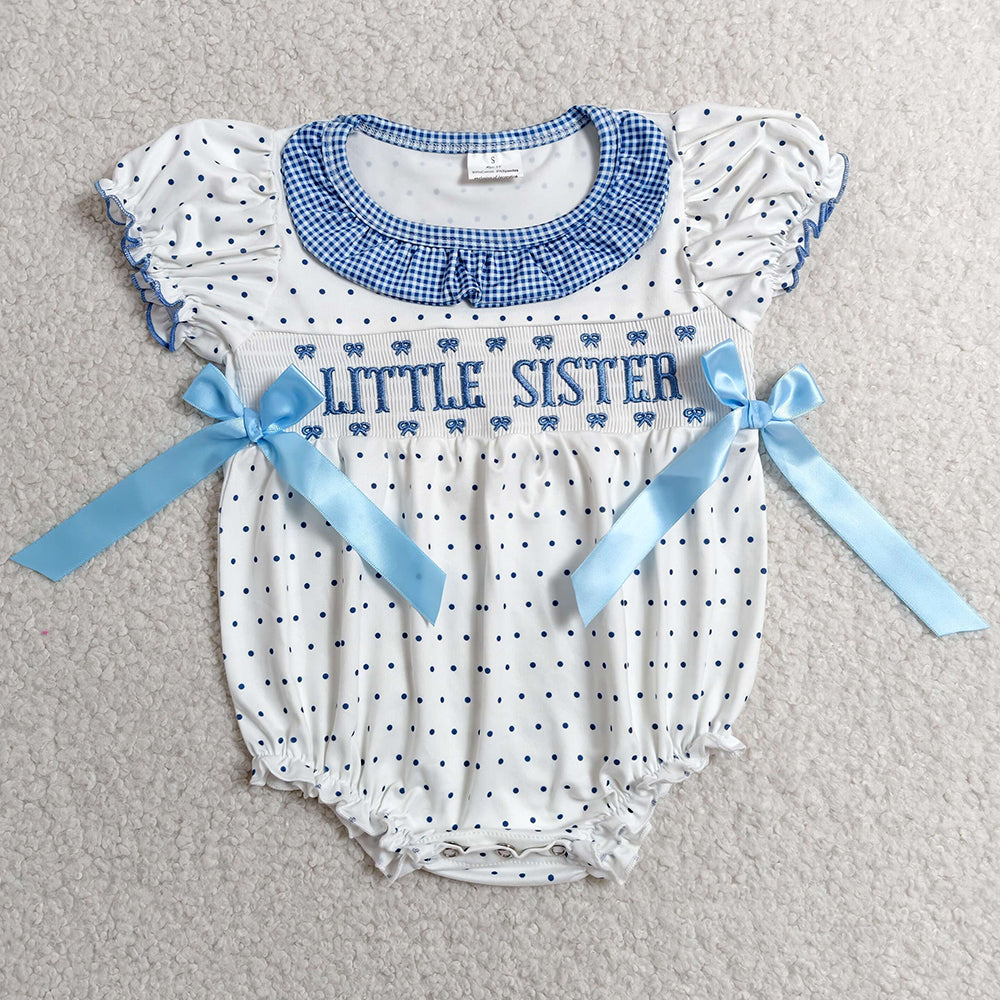 Girls short sleeve rompers