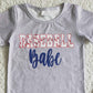 Fashion Baby Girls Clothes Set Baseball Girls Summer Clothes Short Sleeve Ruffle Shorts Set GSSO0018