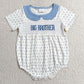 Baby Girls Rompers Smocked Little Sister Polka Dots Bows Collar Ruffle Rompers SR3981 SR3980
