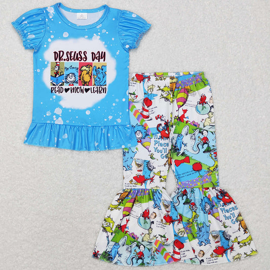 Baby Girls Clothes Boutique Bell Bottom Pants Kids Sibling Boys Sets GSPO1099