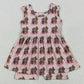 Baby Girls Jumpsuits Pink Sleeveless Horses Rodeos Cowgirl Jumpsuits SR3072 5.1