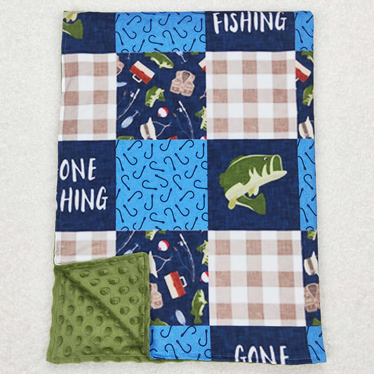 Baby Kids Blankets Go Fishing Boutique Blankets BL0097