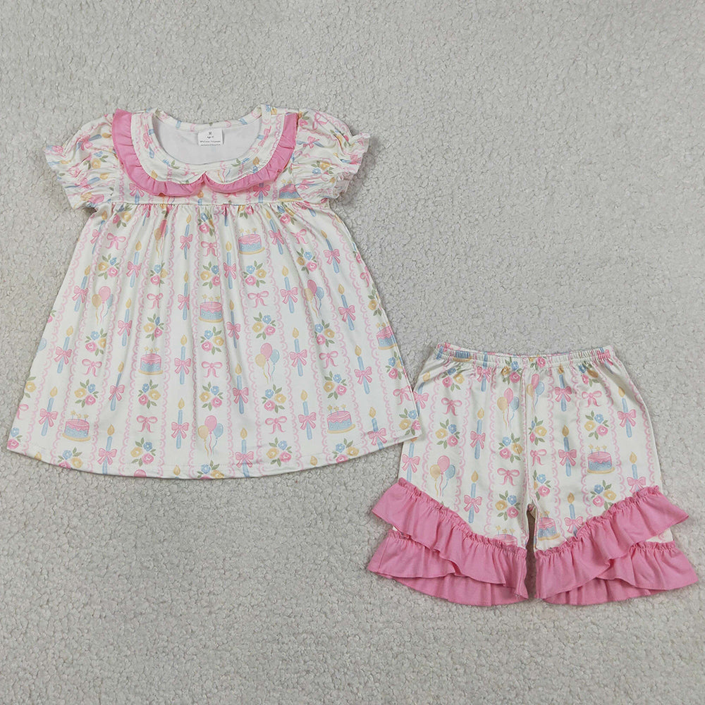 short sleeve shorts set