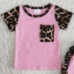 Summer Baby Girl Clothes Leopard T-shirt Ruffle Shorts Sets C1-21