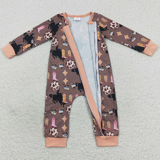 Western Style Boutique Infant Baby Romper Jumpsuits LR0482