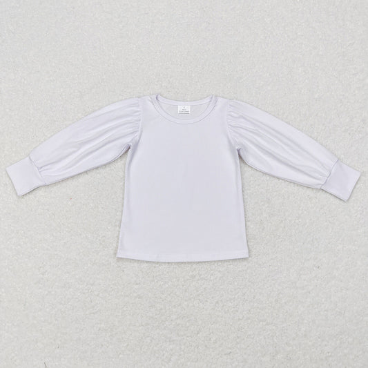 Baby Girls Clothes White Long Sleeve Tee Shirts Tops GT0370