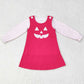 Baby Girls Dress Set Pink Halloween Ghost Pumpkin 2pcs Shirt Knee Length Dresses Sets GLD0576