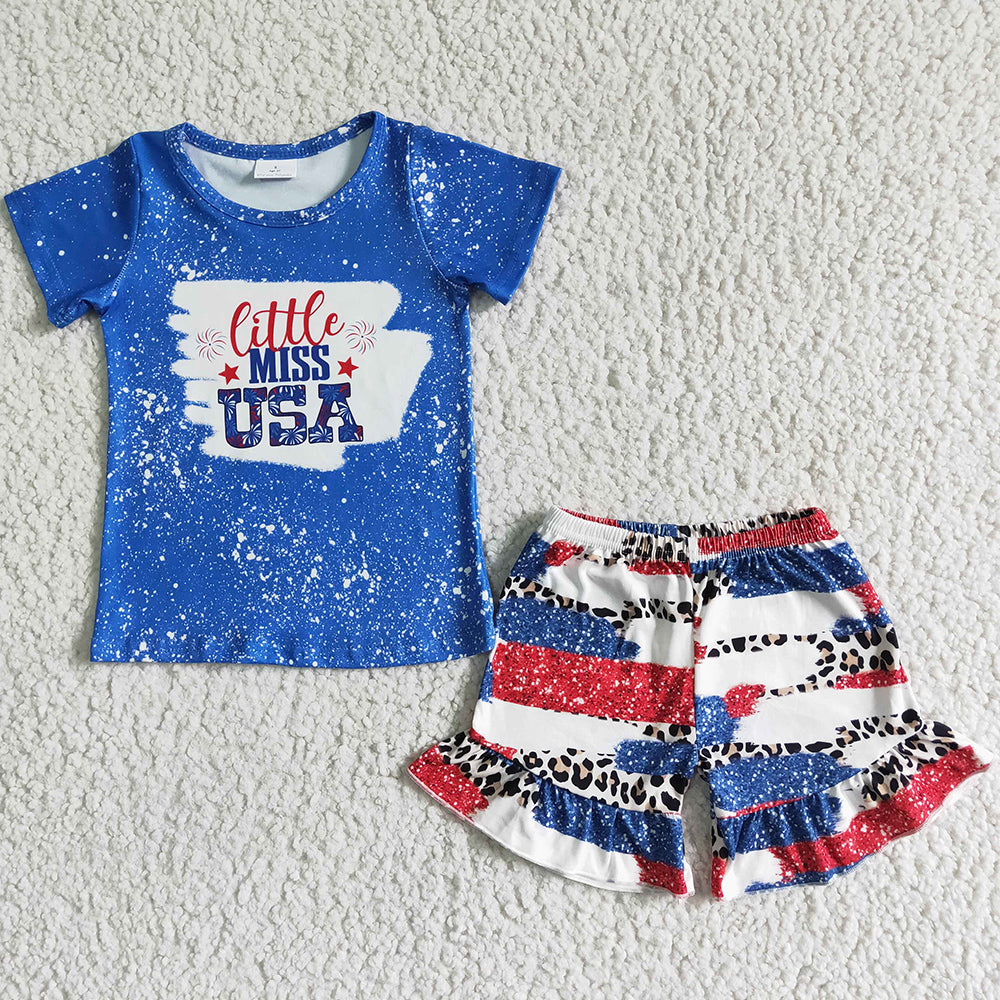 Toddler Baby Girls Clothes Set July 4th Boutique Girls Clothing Summer Outfits NC0005