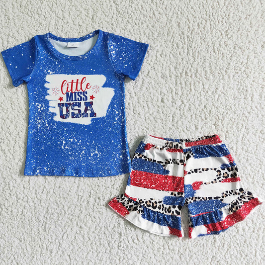 Toddler Baby Girls Clothes Set July 4th Boutique Girls Clothing Summer Outfits NC0005