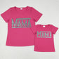 Mommy and Me Clothes Shirts Pink Vinyl Short Sleeve Tee Shirts Tops GT0574