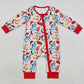 Baby Infant Boys Rompers Christmas Dogs Long Sleeve Rompers LR1684