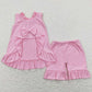 Boutique Baby Girls Clothes Pink Bow Summer Sets GSSO0518