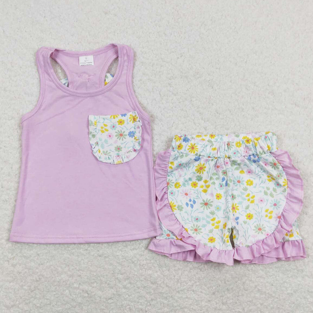 Boutique Baby Girls Clothes Summer Shorts Sets GSSO0511